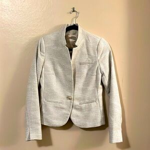 Forever 21 Glitter Sparkle White Cream Blazer Jacket XS